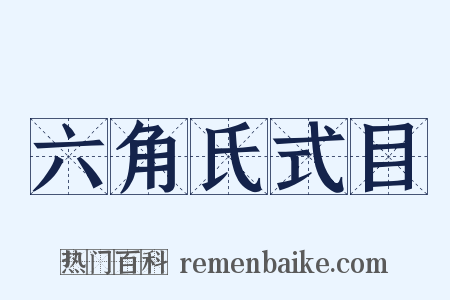 六角氏式目是什么意思的图片